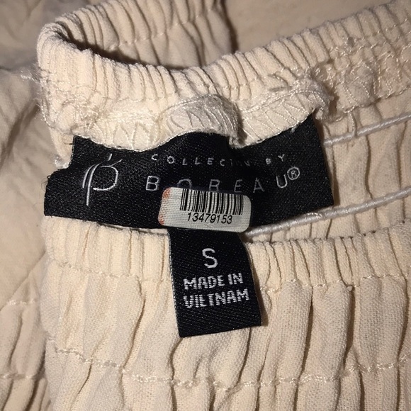 B Collection by Bobeau Mathilde Smocked Dress Cream Size Small - Picture 6 of 8